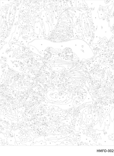 11" x 14" Halloween Frog Paint-by-Number Kit by Artist's Loft®